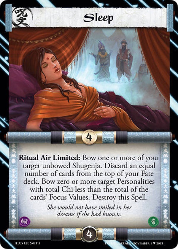 L5R : SPELL : Sleep (Promo EE)