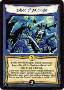 L5R : SPELL : Blood of Midnight (Promo CWS)