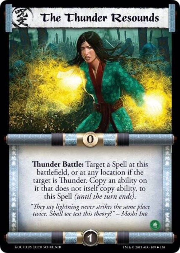 L5R : SPELL : The Thunder Resounds (GATES OF CHAOS (GoC)) - U