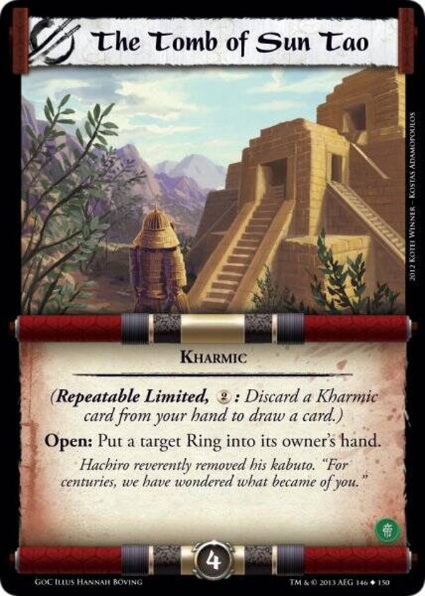 L5R : STRATEGY : The Tomb of Sun Tao (GATES OF CHAOS (GoC)) - U