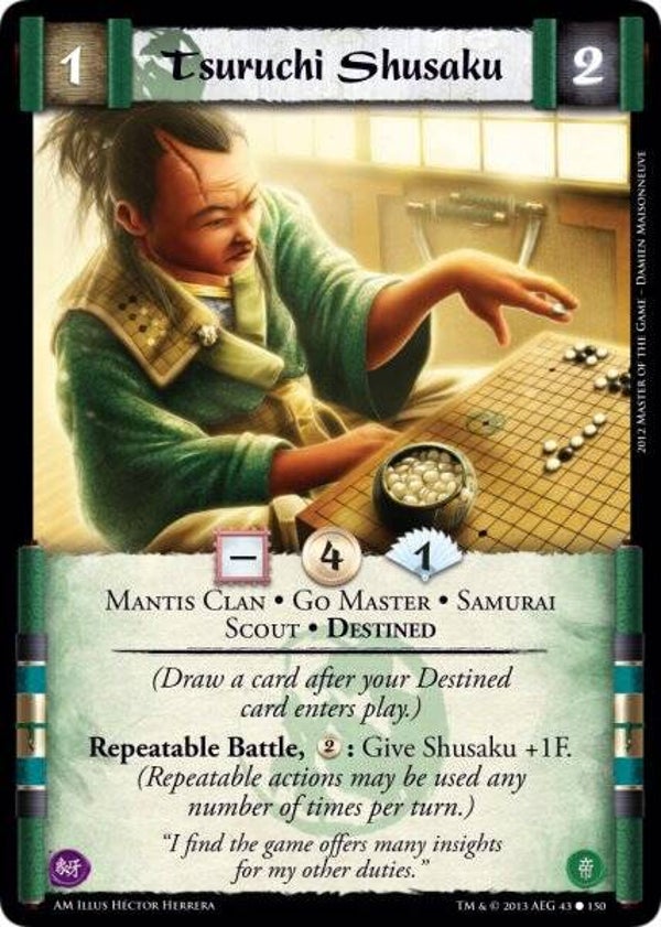 L5R : CLAN : MANTIS : Tsuruchi Shusaku (AFTERMATH (AM)) - C