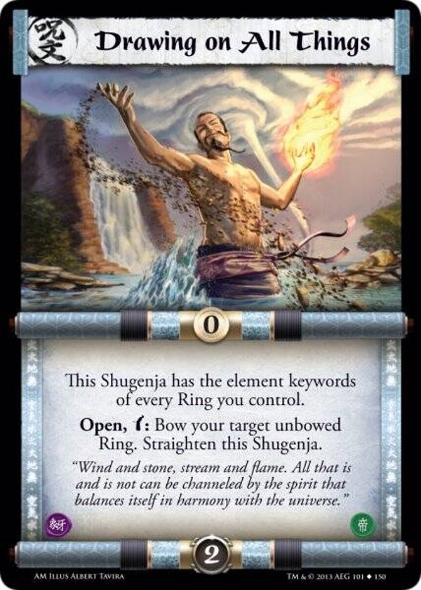 L5R : SPELL : Drawing on All Things (AFTERMATH (AM)) - U