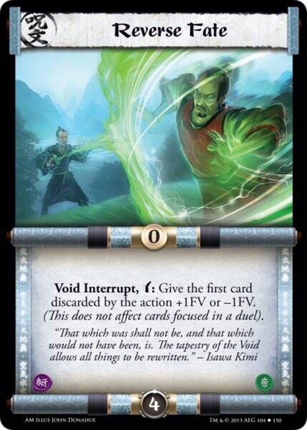 L5R : SPELL : Reverse Fate (AFTERMATH (AM)) - U