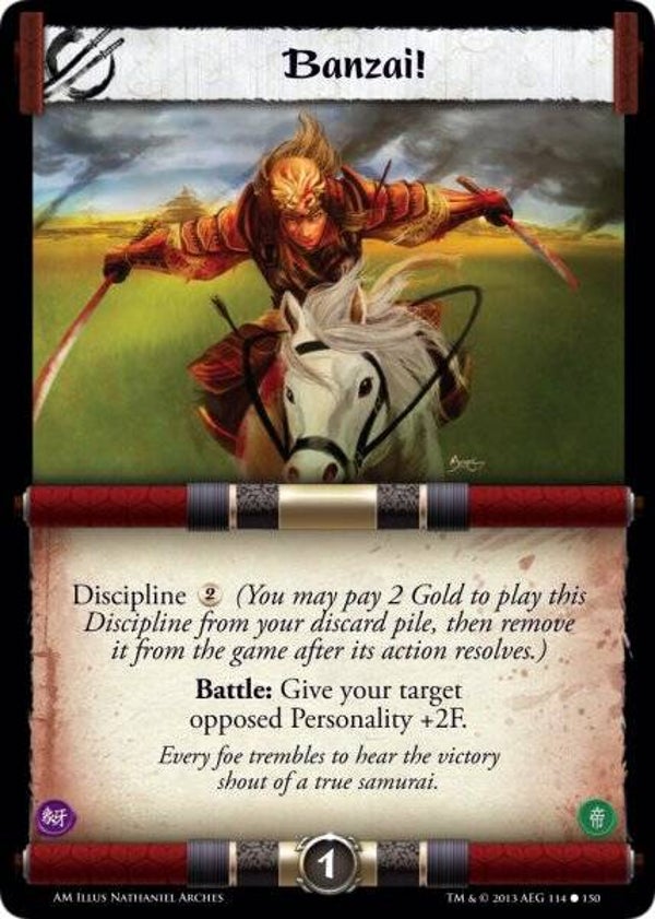 L5R : STRATEGY : Banzai! (AFTERMATH (AM)) - C