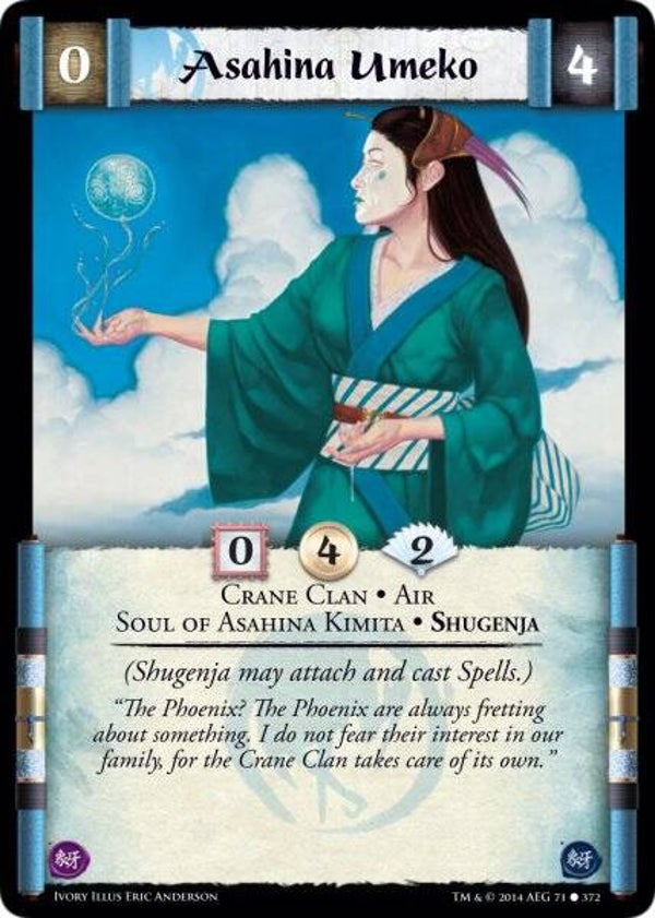 L5R : CLAN : CRANE : Asahina Umeko (IVORY ED) - C - FOIL (PROMO PACK)