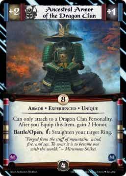 L5R : ITEM : Ancestral Armor of the Dragon Clan • Exp - (Promo IVORY)