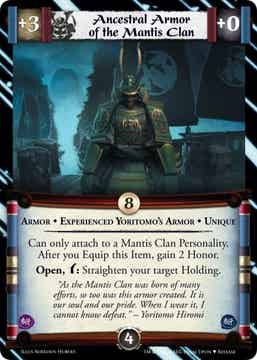 L5R : ITEM : Ancestral Armor of the Mantis Clan • Exp - (Promo IVORY)