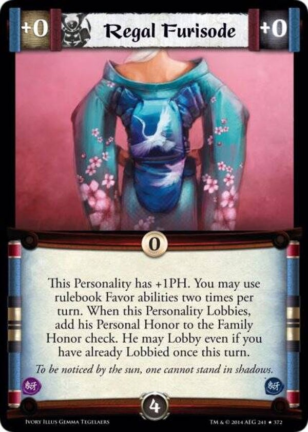 L5R : ITEM : Regal Furisode (IVORY ED) - RARE