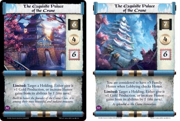 L5R : STRONGHOLD : The Exquisite Palace of the Crane (IVORY ED) - FIXED