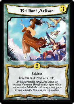 L5R : HOLDING : Brilliant Artisan - (Promo dated 2007 ("Booster Draft") (SAM))