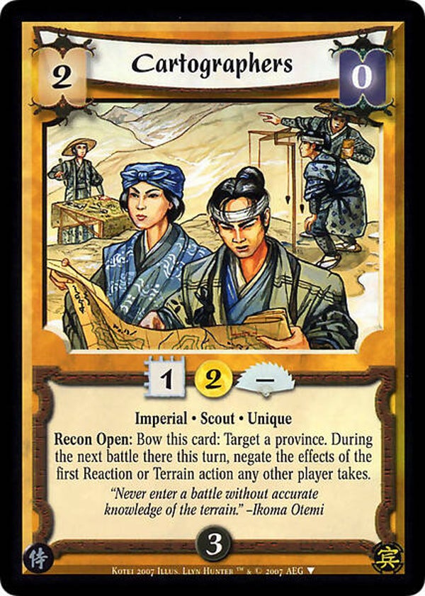 L5R : FOLLOWER : Cartographers - (Promo SAM)