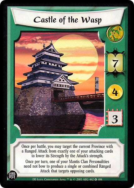 L5R : STRONGHOLD :  Castle of the Wasp - (Promo DE) - FOIL