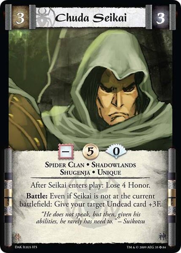 L5R : CLAN : SPIDER :  Chuda Seikai (Death at Koten (DaK)) - FIXED