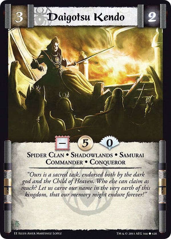 L5R : CLAN : SPIDER : Daigotsu Kendo (EMPEROR ED) - C