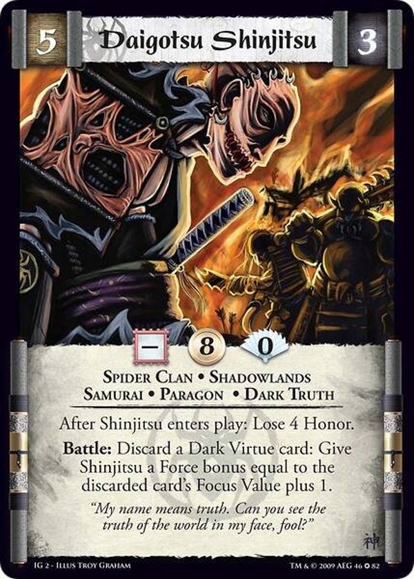 L5R : CLAN : SPIDER : Daigotsu Shinjitsu (The Imperial Gift 2 (IG2)) - FIXED