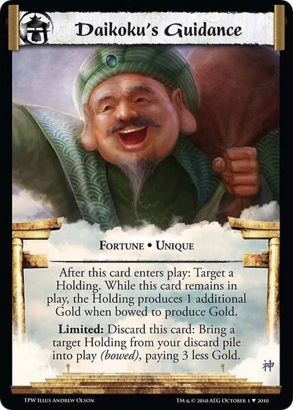 L5R : CELESTIAL : Daikoku's Guidance - (Promo TPW (CE))