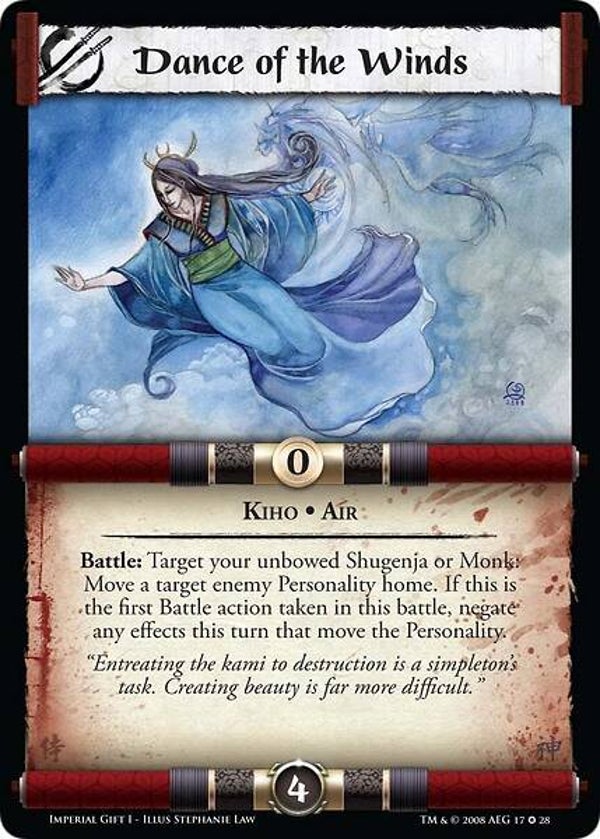L5R : STRATEGY : Dance of the Winds (The Imperial Gift I (Imperial Gift I)) - FIXED