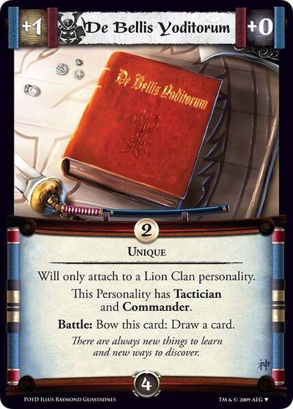 L5R : ITEM : De Bellis Yoditorum (Promo POTD (CE))