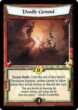 L5R : STRATEGY : Deadly Ground - (Promo SAM (A.A.))