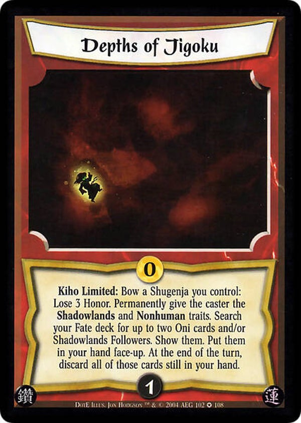 L5R : STRATEGY : Depths of Jigoku (Dawn of the Empire (DotE)) - FIXED
