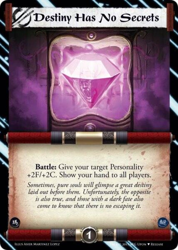 L5R : STRATEGY : Destiny Has No Secrets - (Promo 20F)