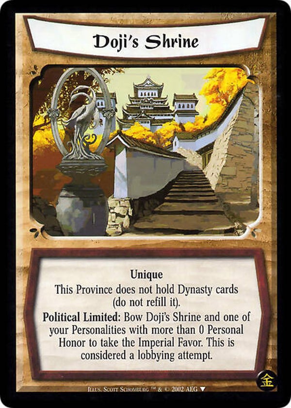L5R : REGION : Doji's Shrine - (Promo GE)