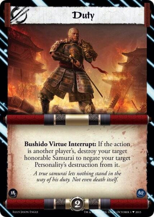 L5R : STRATEGY : Duty - (Promo 20F (A.A.))