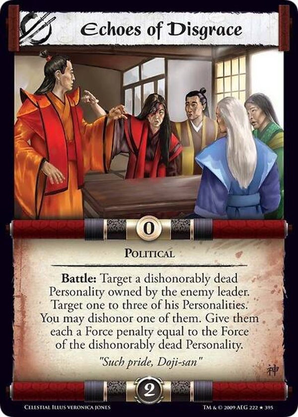 L5R : STRATEGY : Echoes of Disgrace (CELESTIAL ED) - R