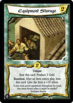 L5R : HOLDING : Equipment Storage - (Promo COTM (SAM))