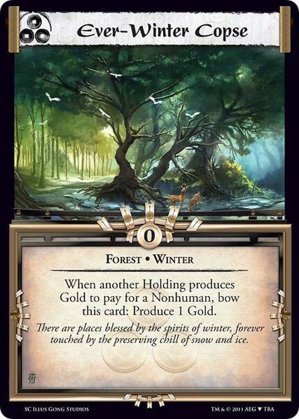 L5R : HOLDING : Ever-Winter Copse - (Promo SC (EE))