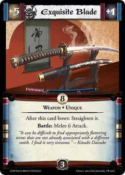 L5R : ITEM : Exquisite Blade (Promo EOW (EE))