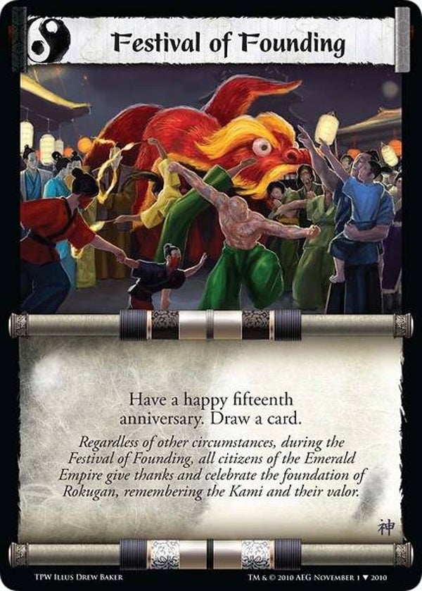 L5R : EVENT : Festival of Founding - (Promo TPW (CE))