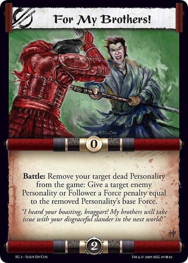 L5R : STRATEGY : For My Brothers! (The Imperial Gift 2 (IG2)) - FIXED