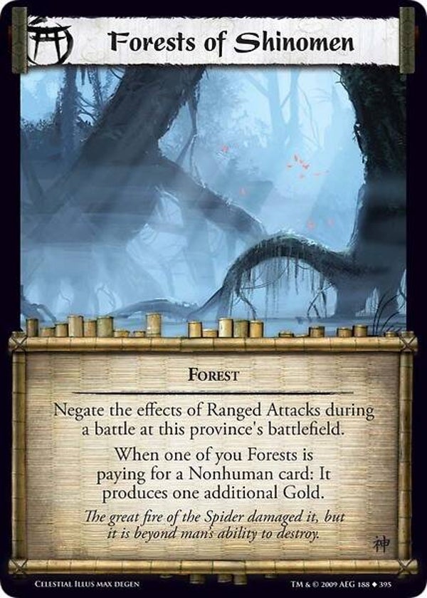 L5R : REGION : Forests of Shinomen (CELESTIAL ED) - U