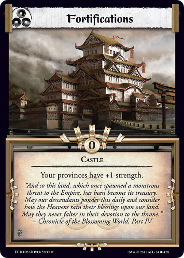 L5R : HOLDING :  Fortifications (EMPEROR ED) - C