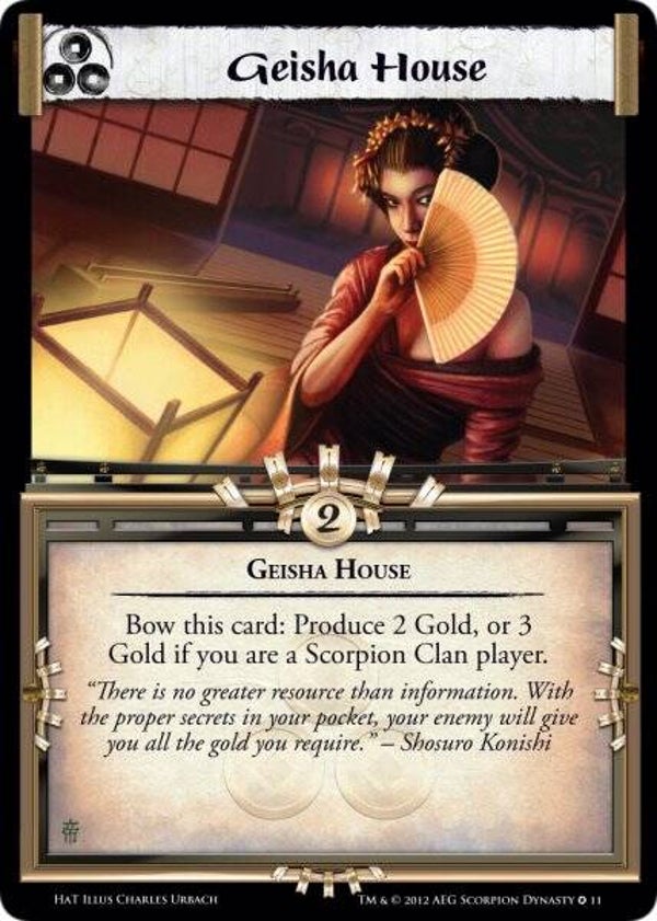 L5R : HOLDING : Geisha House N : 11 (L2P : Honor and Treachery (HAT)) - FIXED