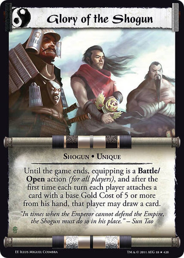 L5R : EVENT : Glory of the Shogun (EMPEROR ED) - RARE