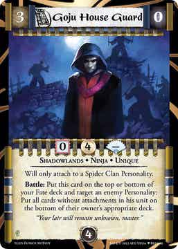 L5R : FOLLOWER : Goju House Guard - (Promo EE)