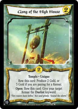 L5R : HOLDING : Gong of the High House - (Promo COTM (SAM))