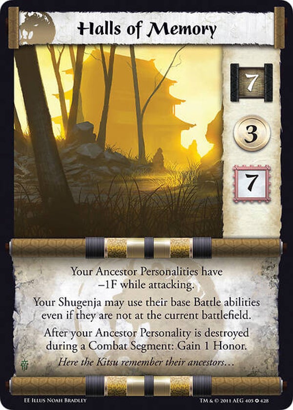 L5R : STRONGHOLD : Halls of Memory (EMPEROR ED) - FIXED