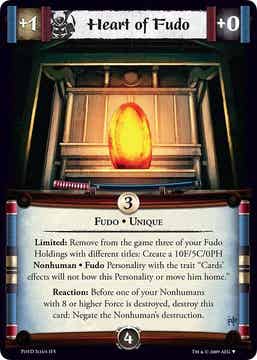 L5R : ITEM : Heart of Fudo (Promo POTD (CE))