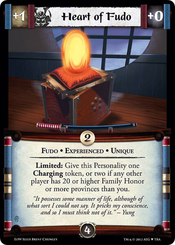 L5R : ITEM : Heart of Fudo • Exp (Promo EOW (EE))