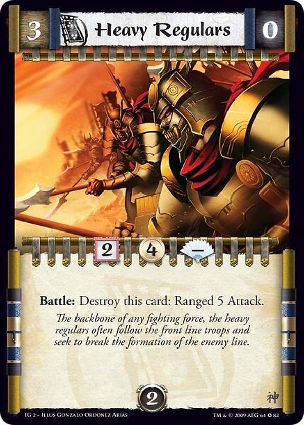 L5R : FOLLOWER : Heavy Regulars (The Imperial Gift 2 (IG2)) - FIXED