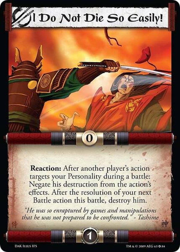 L5R : STRATEGY : I Do Not Die So Easily! (Death at Koten (DaK)) - FIXED