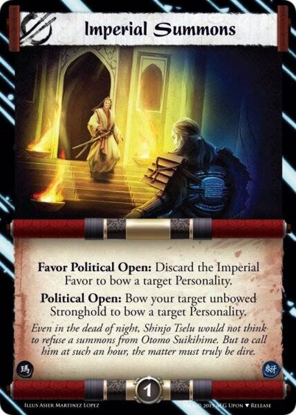 L5R : STRATEGY : Imperial Summons - (Promo 20F)