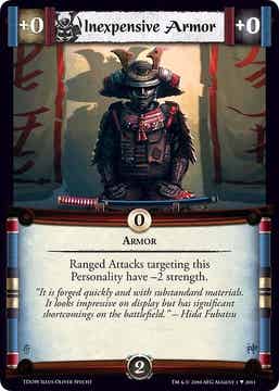 L5R : ITEM : Inexpensive Armor (Promo TDOW (CE))