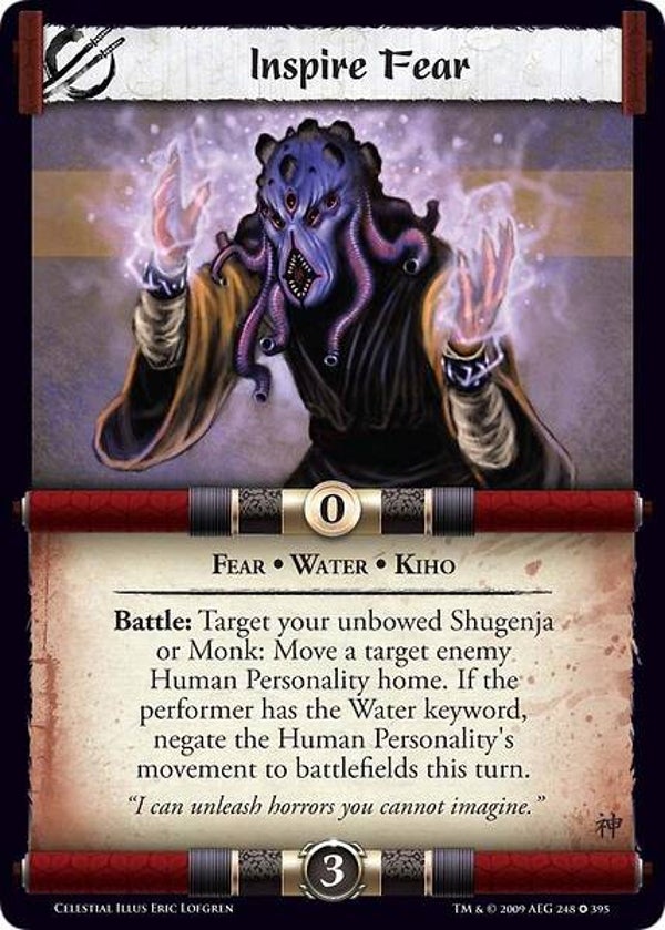 L5R : STRATEGY : Inspire Fear (CELESTIAL ED) - FIXED