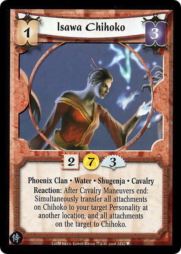 L5R : CLAN : PHOENIX :  Isawa Chihoko (Promo COTM (SAM))