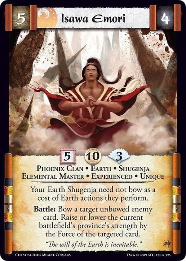 L5R : CLAN : PHOENIX : Isawa Emori • Exp (CELESTIAL ED) - R