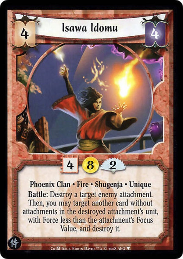 L5R : CLAN : PHOENIX : Isawa Idomu (Promo COTM (SAM))